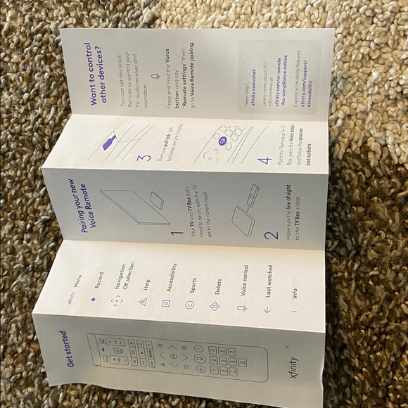 NEW Xfinity Voice Remote XR15v2-UQ New TV Input Power Volume Channel Mute - Picture 6 of 10